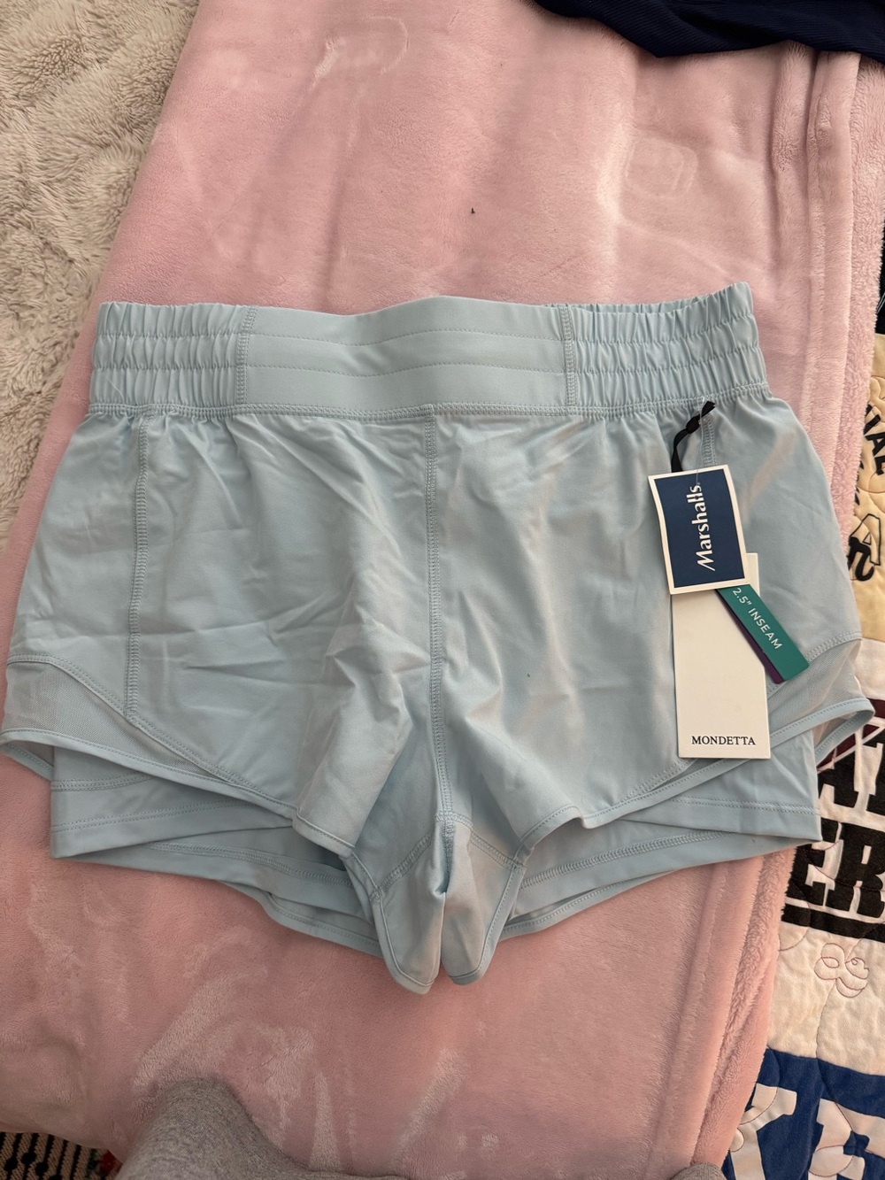 Light Blue Athletic Shorts